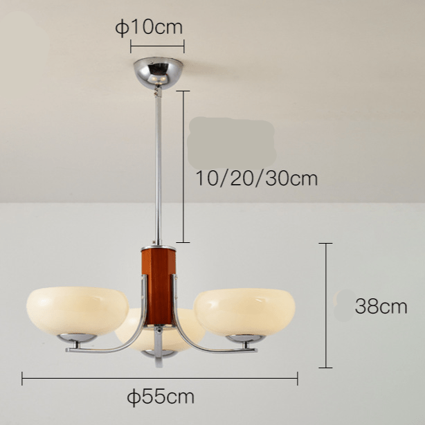 3/5 Main Bauhaus Chandelier