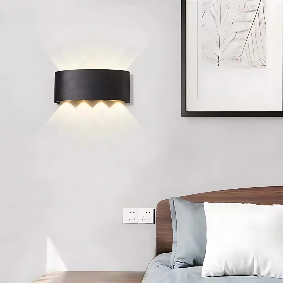 Stralix LED Wall Lamp Indoor & Outdoor | Waterproof Aluminum Wall Light | IP54 Warm White