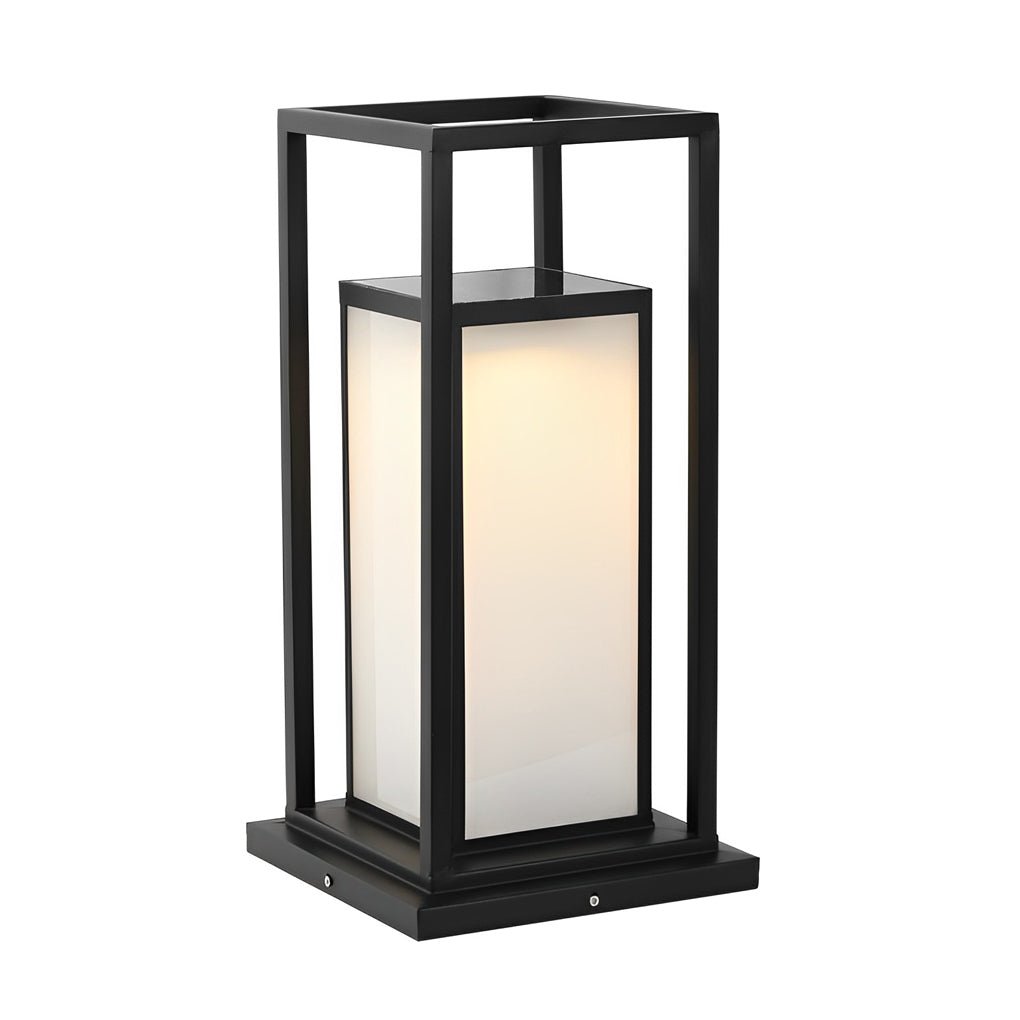 Solar LED Post Light Lumosolar Waterproof | Stainless Steel Outdoor Garden Lamp | IP65 | Warm White 3000K | Wired or Solar Powered