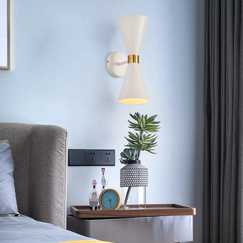 Scandinavian Modern Wall Lamp Minimalist Design | Indoor LED Wall Sconce | Bedroom & Living Room Ambient Lighting Fixture