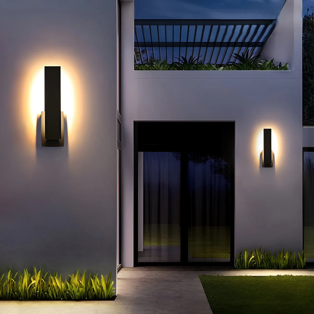 Minimalist LED Outdoor Wall Lamp for Garden & Terrace | Waterproof IP65 Aluminum Design | Warm White Outdoor Lighting | 12W/20W Wall Mounted Lamp