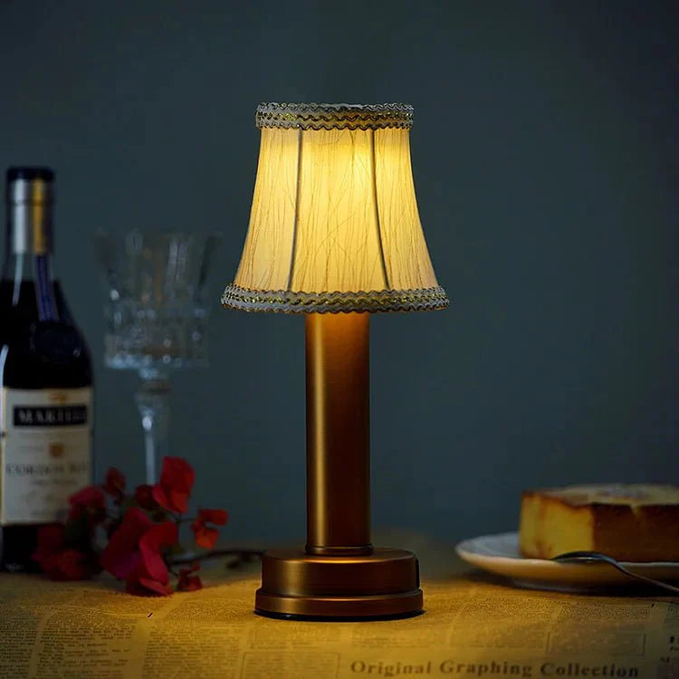 LED Wireless Side Metal Table Lamp
