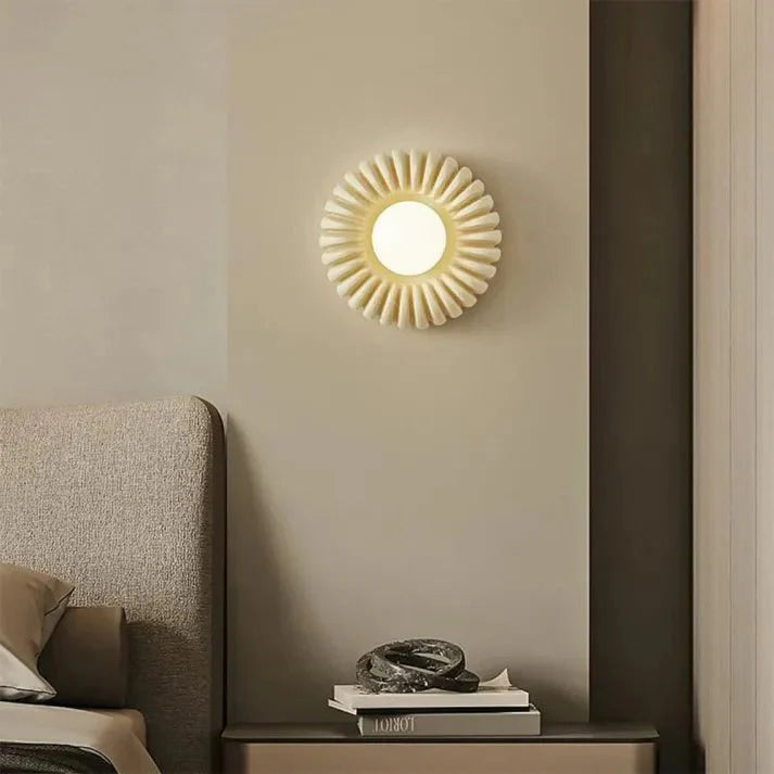 Modern Resin Bedroom Wall Lamp Creative Design | G9 Wall Light Fixture | Minimalist Decorative Lighting | Indoor Ambient Lamp | 24cm