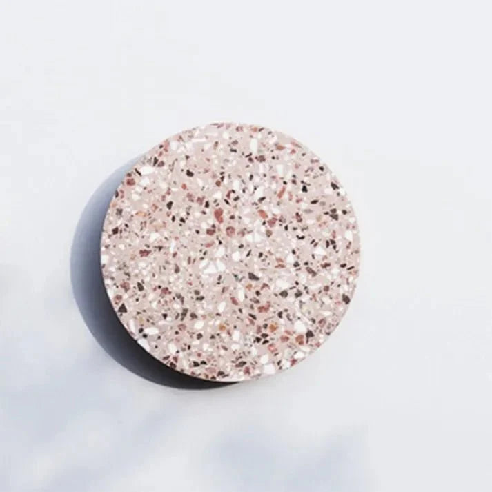 Scandinavian Terrazzo Wall Lamp for Hallway & Staircase | Minimalist Marble Corridor Light | LED Wall Sconce | 18–25cm