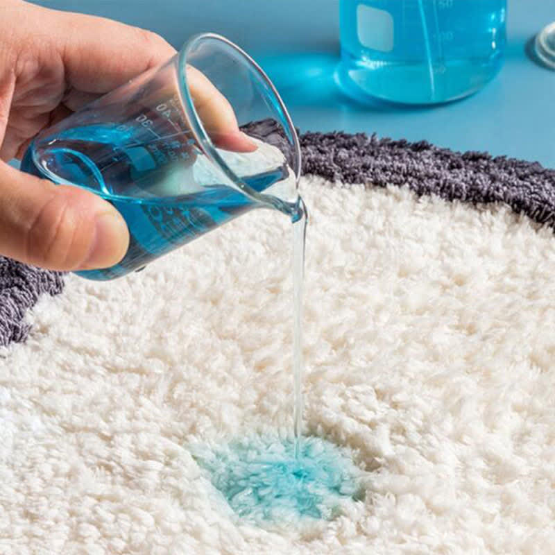 Leaf Pattern Non-Slip Bathroom Rug for Bathroom & Kitchen | Soft Absorbent Bath Mat | Polyester Floor Rug