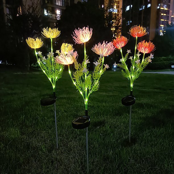 Fanciful Fairy Flowers LED Lamp | Stainless Steel | Whimsical Flower Design | Soft Ambient Lighting | 75cm Height