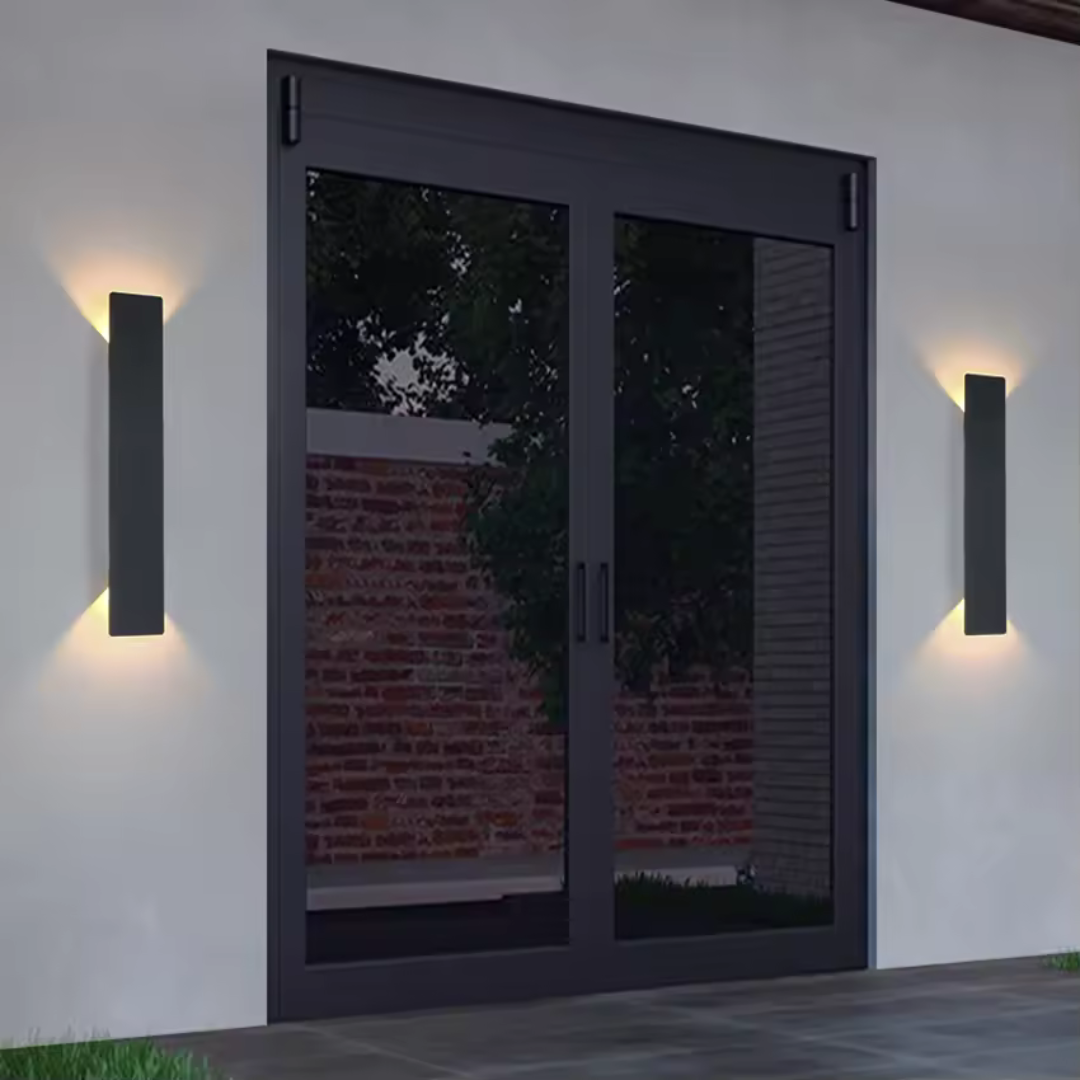 Xyrov Weather-Resistant Aluminum Outdoor Wall Lamp | Modern LED Exterior Light | IP65
