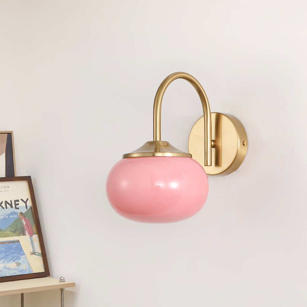 Marshmallow Wall Lamp Scandinavian Style | Soft Glow Wall Light | White Iron Fixture | E27 Indoor Lighting | Bedroom Living Room
