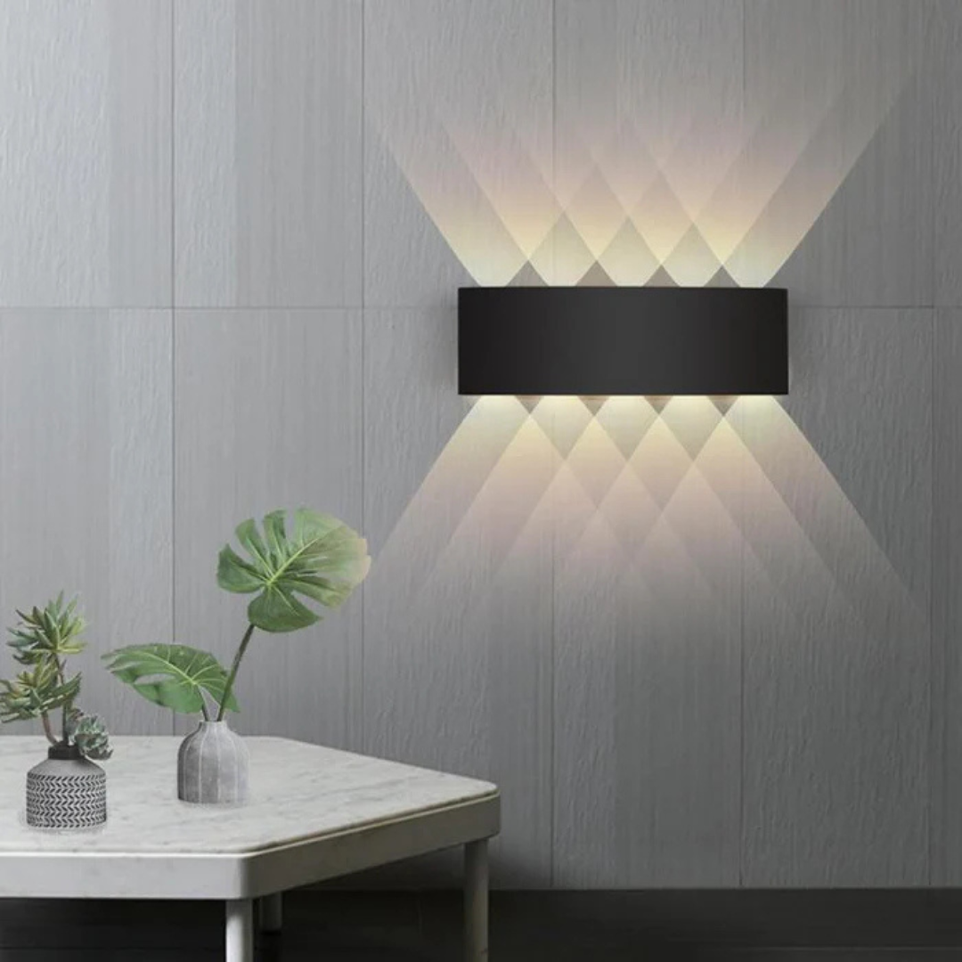 Stralix LED Wall Lamp Indoor & Outdoor | Waterproof Aluminum Wall Light | IP54 Warm White