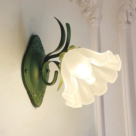 Lily of the Valley Flower Wall Lamp | Floral Design | E27 Socket | Iron Acrylic | Decorative Ambient Lighting for Bedroom and Living Room