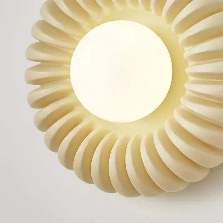 Modern Resin Bedroom Wall Lamp Creative Design | G9 Wall Light Fixture | Minimalist Decorative Lighting | Indoor Ambient Lamp | 24cm
