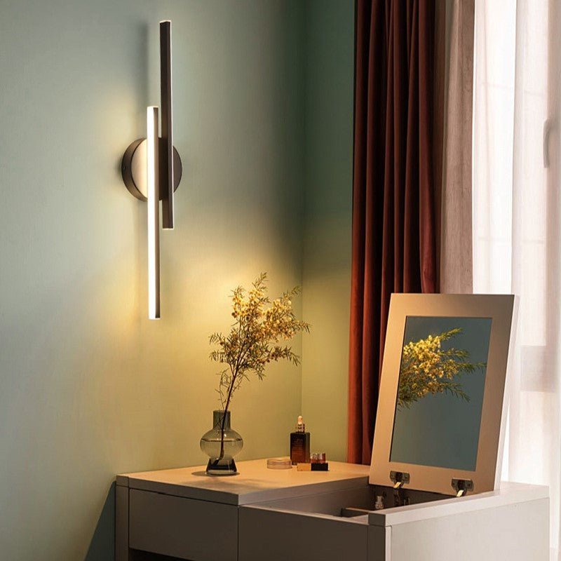 Modern Wall Lamp LED Sconce Minimalist Ambient Lighting | Aluminum & Acrylic | Warm & Cool Light Options | 14W Indoor Wall Light