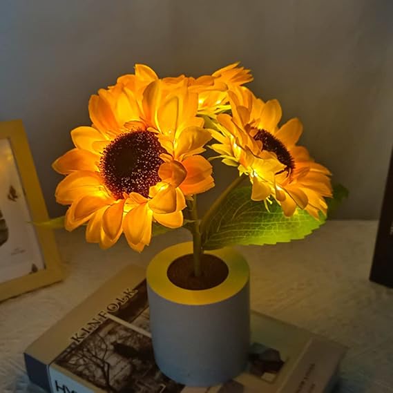 Sparkling Sunflower Lamp