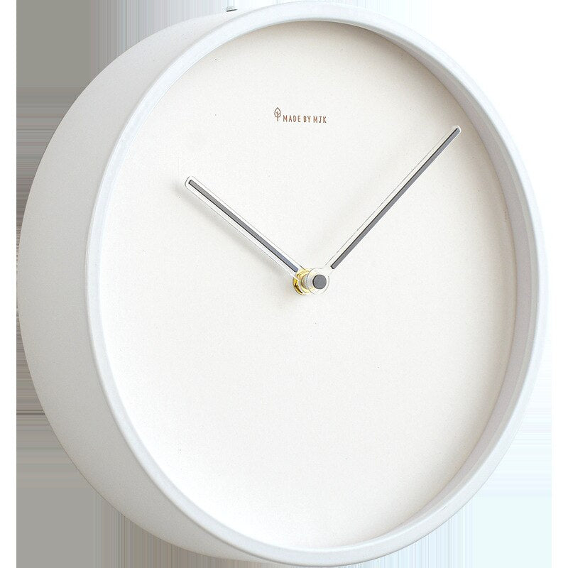 Scandinavian Minimalist Wall Clock | NordLign Silent Quartz Clock Matte Finish | 25–30cm Modern Wall Decor | Living Room Bedroom Office
