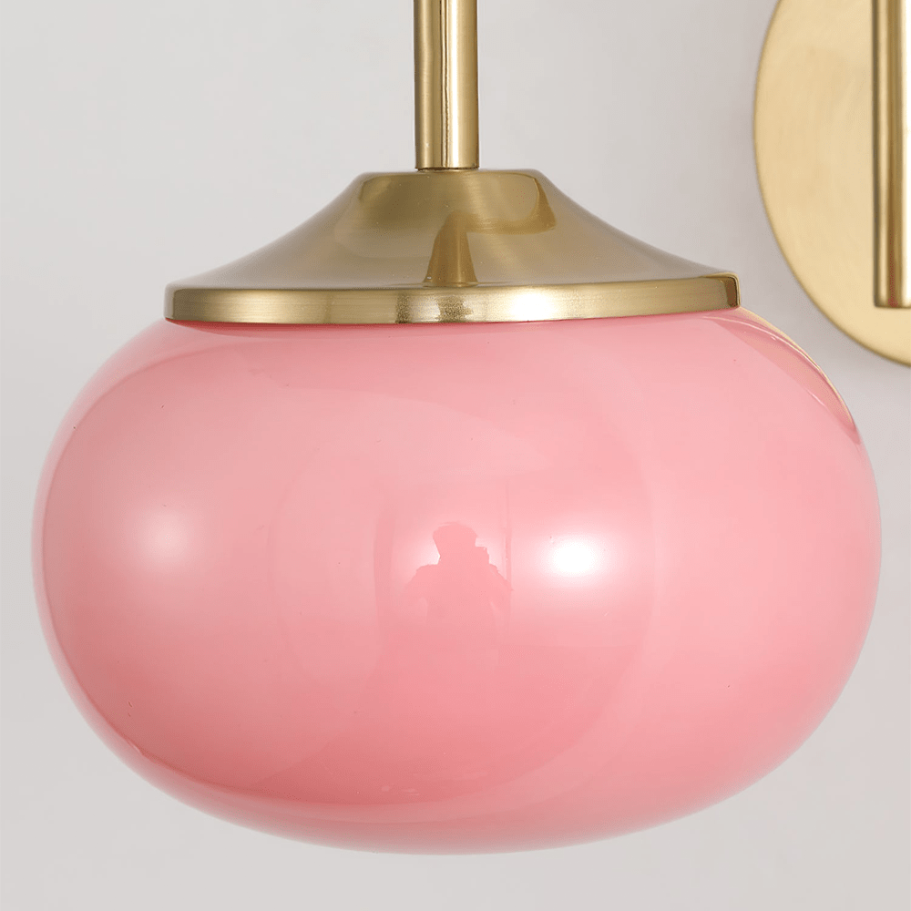 Marshmallow Wall Lamp Scandinavian Style | Soft Glow Wall Light | White Iron Fixture | E27 Indoor Lighting | Bedroom Living Room
