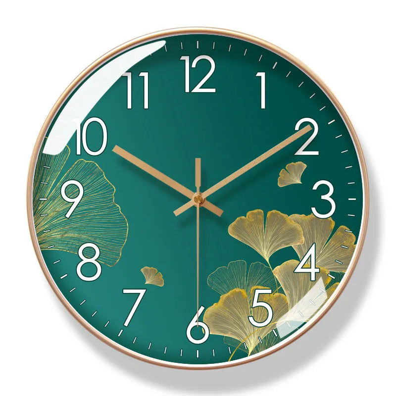 Florenta | Silent Flower Wall Clock in Elegant Design