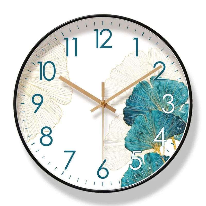 Florenta | Silent Flower Wall Clock in Elegant Design