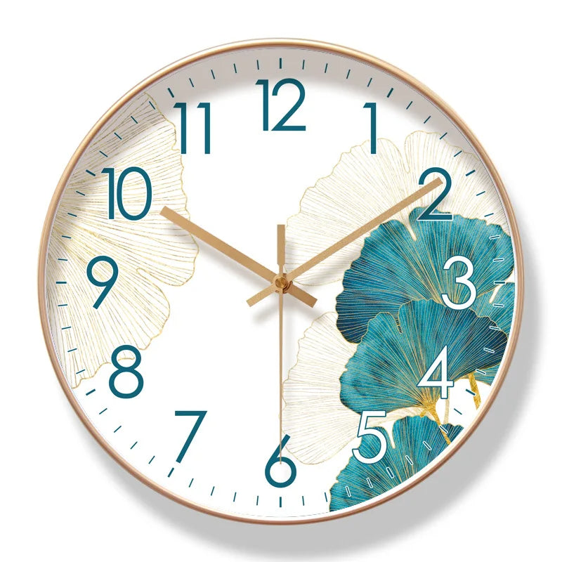 Florenta | Silent Flower Wall Clock in Elegant Design