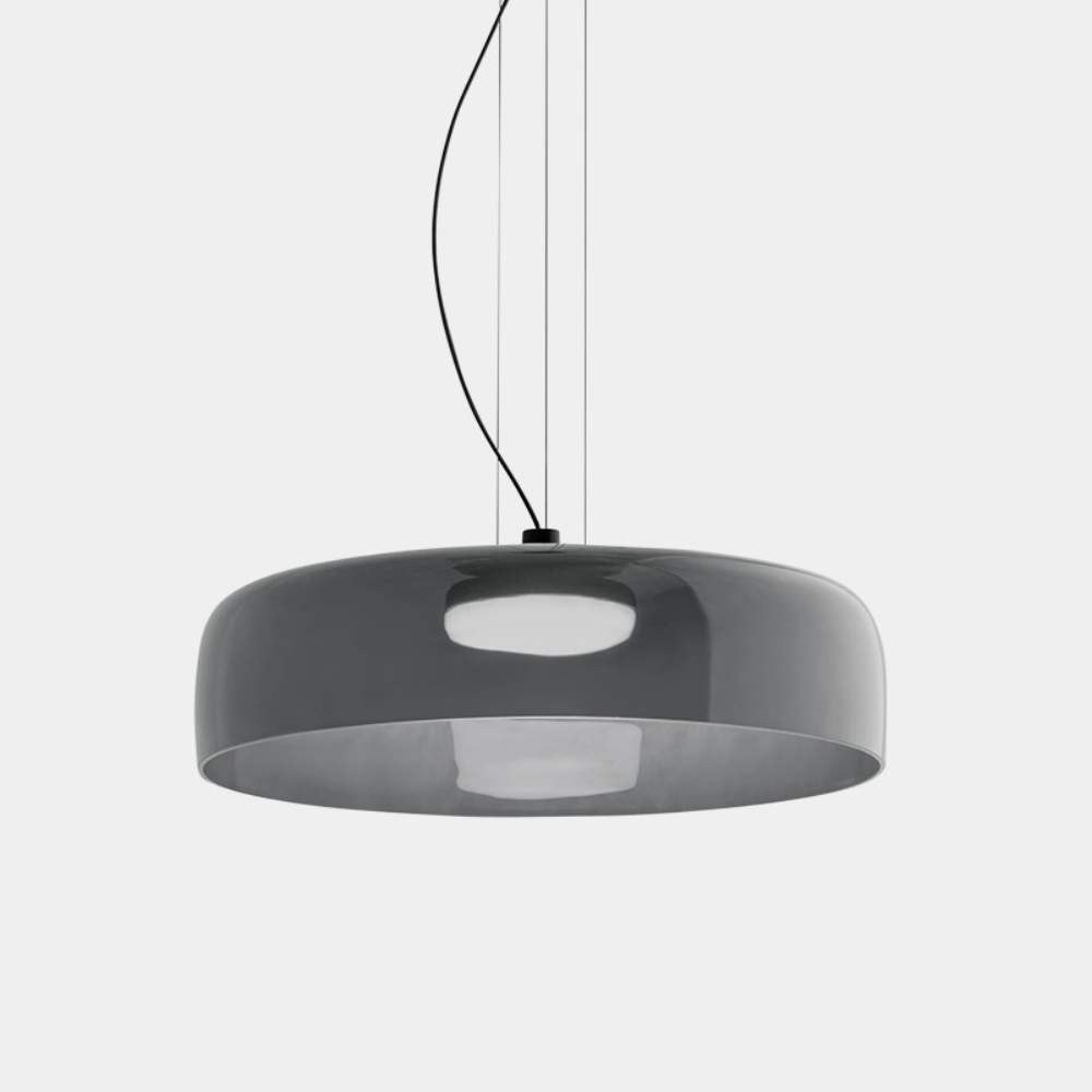 Hanging lamp made of Norwegian glass