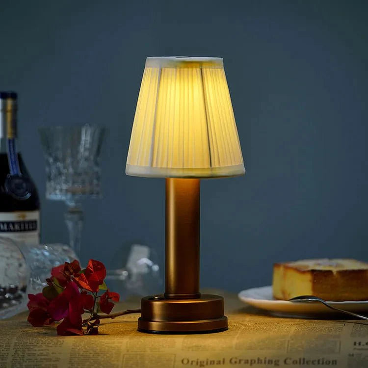 LED Wireless Side Metal Table Lamp