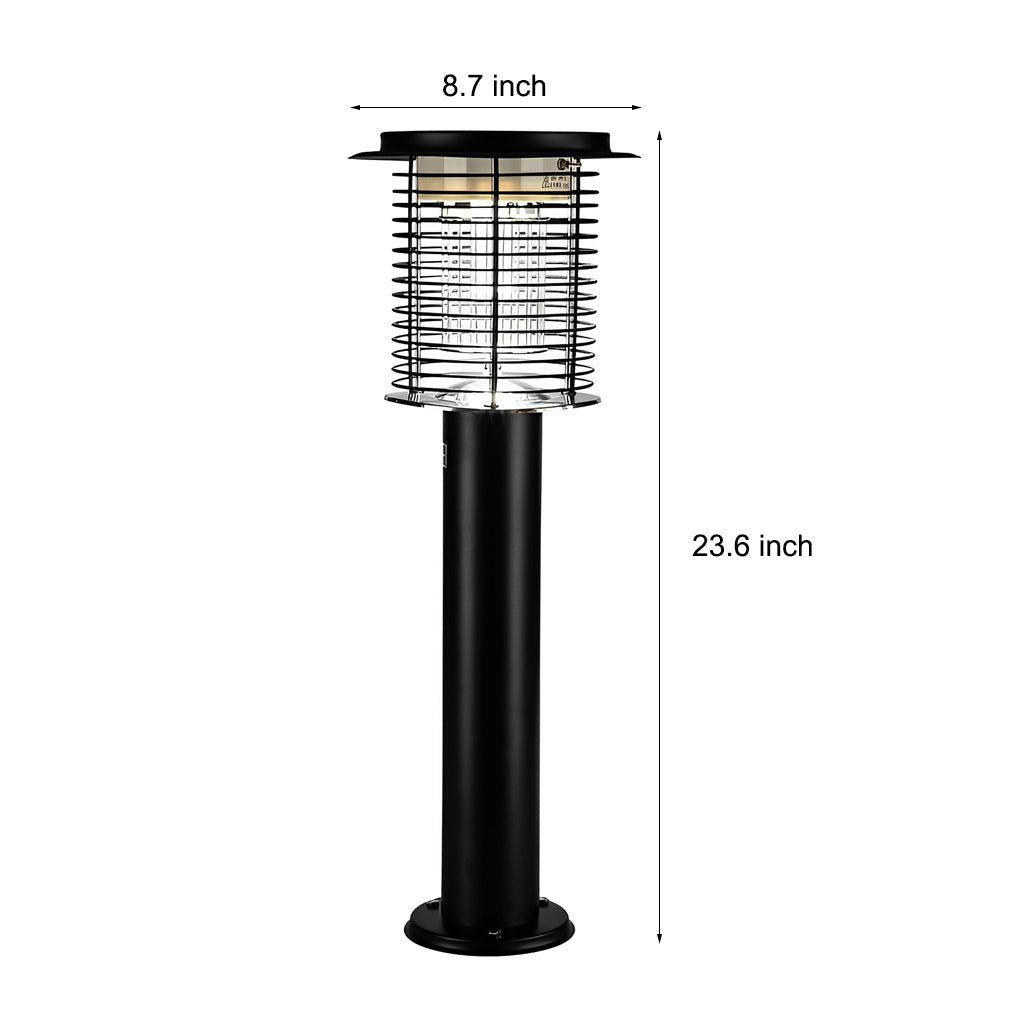 Waterproof Solar & USB Mosquito Killer Lamp | Dual-Mode LED Bug Zapper | Outdoor Insect Trap Light | Stainless Steel 4.2KV Pest Control Device