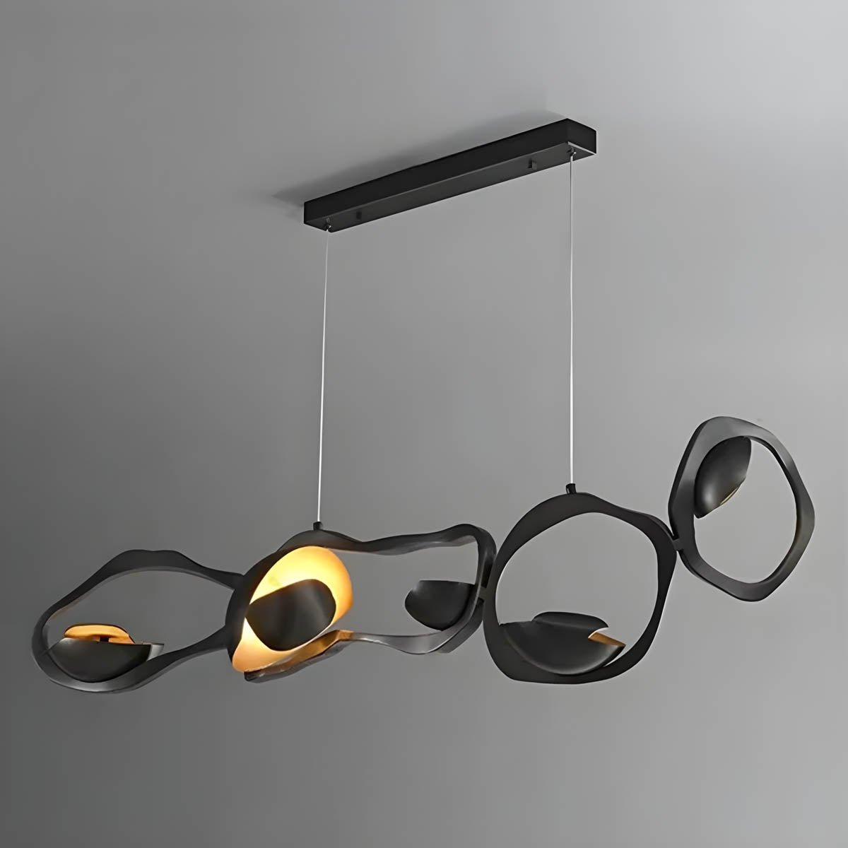 TORRA Modern Pendant Lamp LED Ceiling Light | Alloy Sculptural Design | Adjustable 150cm Cable | Dimmable Option