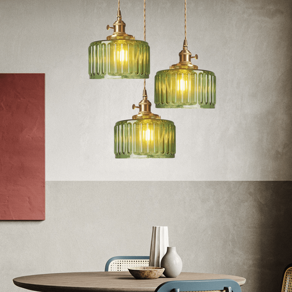 Vintage Crystal Hanging Lamp