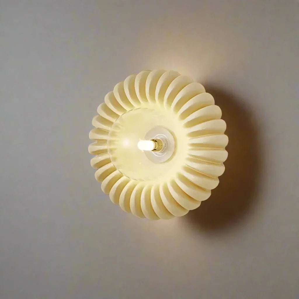 Modern Resin Bedroom Wall Lamp Creative Design | G9 Wall Light Fixture | Minimalist Decorative Lighting | Indoor Ambient Lamp | 24cm