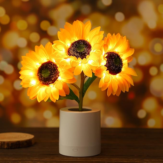 Sparkling Sunflower Lamp