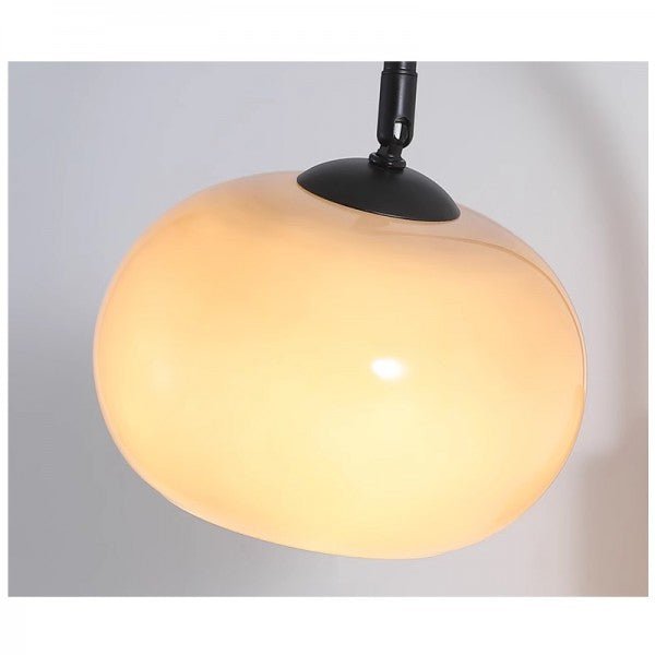 Bauhaus Persimmon Glass Wall Lamp Rotatable | E27 Wall Light Fixture | Modern Adjustable Lighting | 18 cm Decorative Lamp