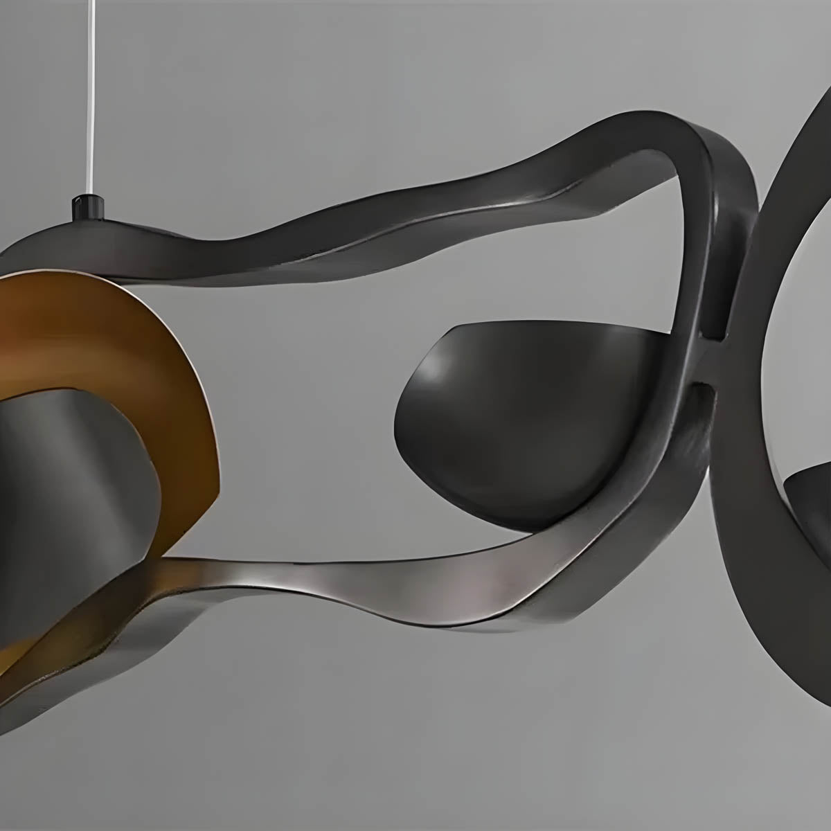 TORRA Modern Pendant Lamp LED Ceiling Light | Alloy Sculptural Design | Adjustable 150cm Cable | Dimmable Option