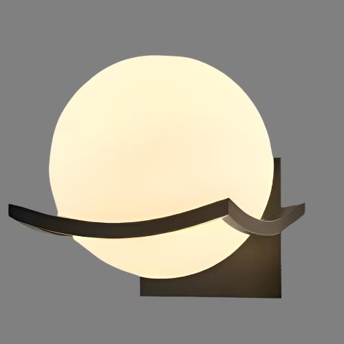 Modern Glass LED Wall Lamp for Indoor Use | Elegant Ambient Wall Sconce | 15cm Compact Design | Energy Efficient Lighting