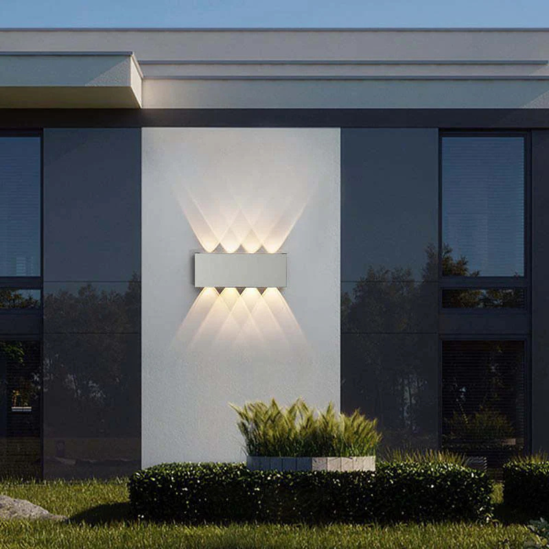 Stralix LED Wall Lamp Indoor & Outdoor | Waterproof Aluminum Wall Light | IP54 Warm White