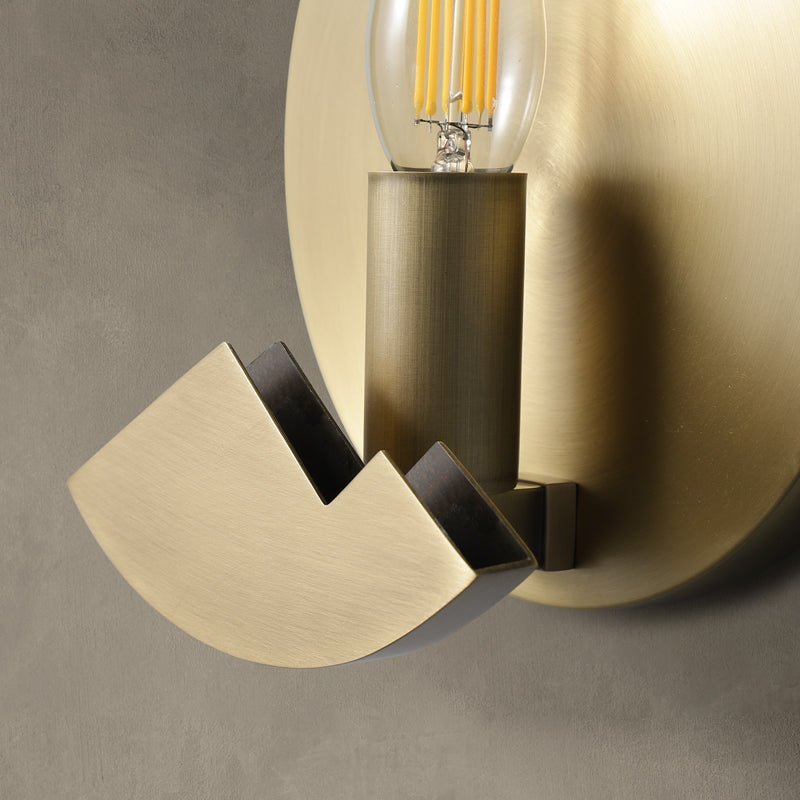 Scandinavian Marble Wall Lamp for Bedroom & Living Room | Minimalist Copper Accent Light | Dimmable E14 LED | Luxury Wall Sconce
