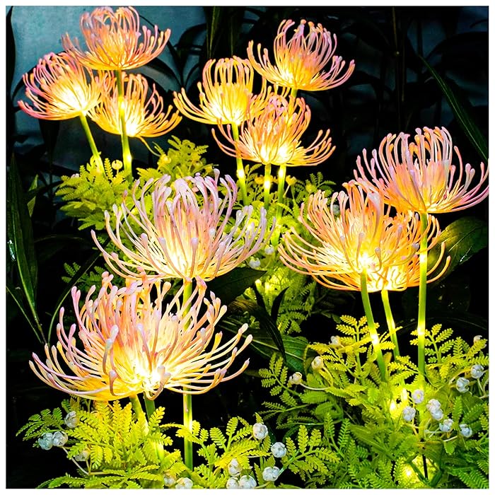Fanciful Fairy Flowers LED Lamp | Stainless Steel | Whimsical Flower Design | Soft Ambient Lighting | 75cm Height
