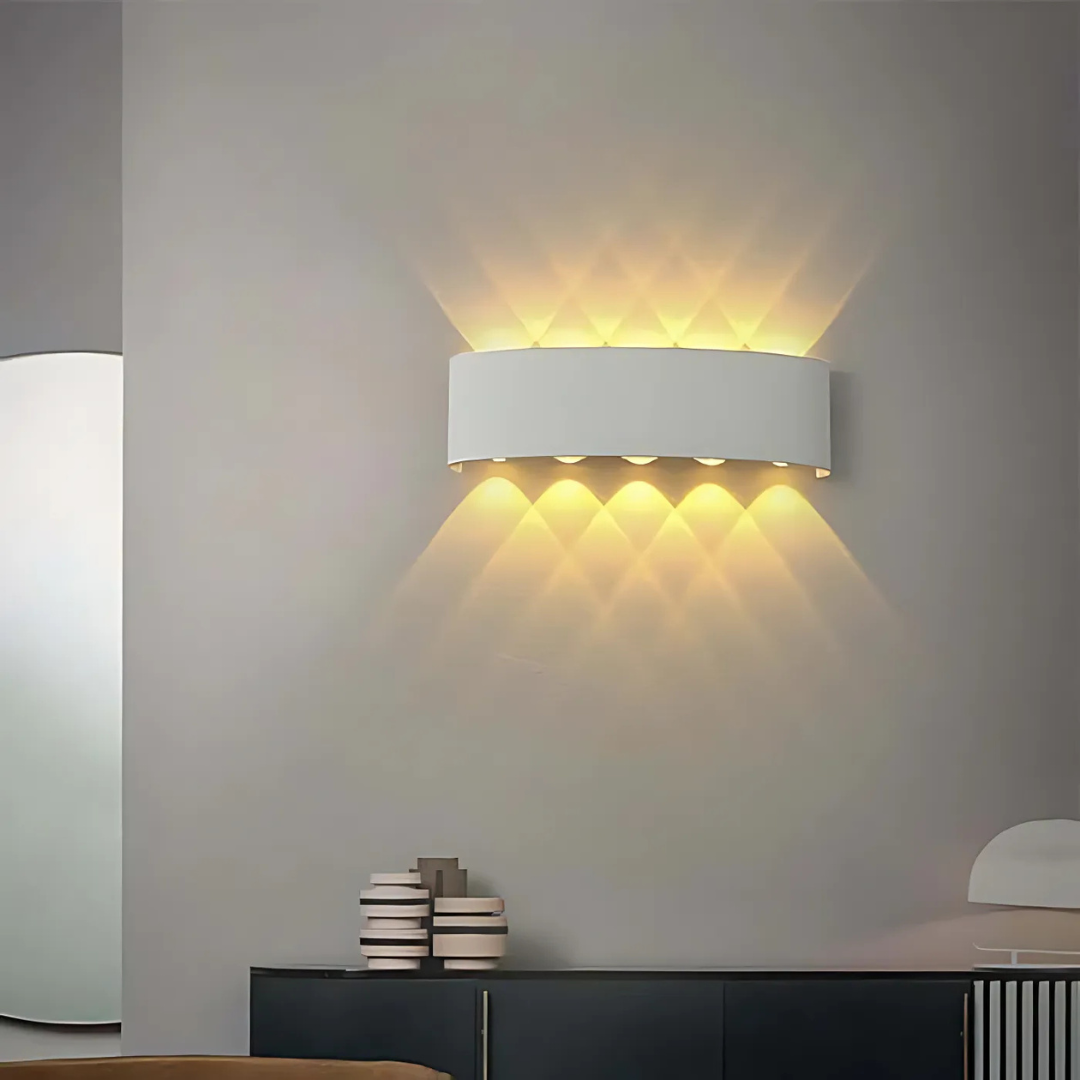 Stralix LED Wall Lamp Indoor & Outdoor | Waterproof Aluminum Wall Light | IP54 Warm White