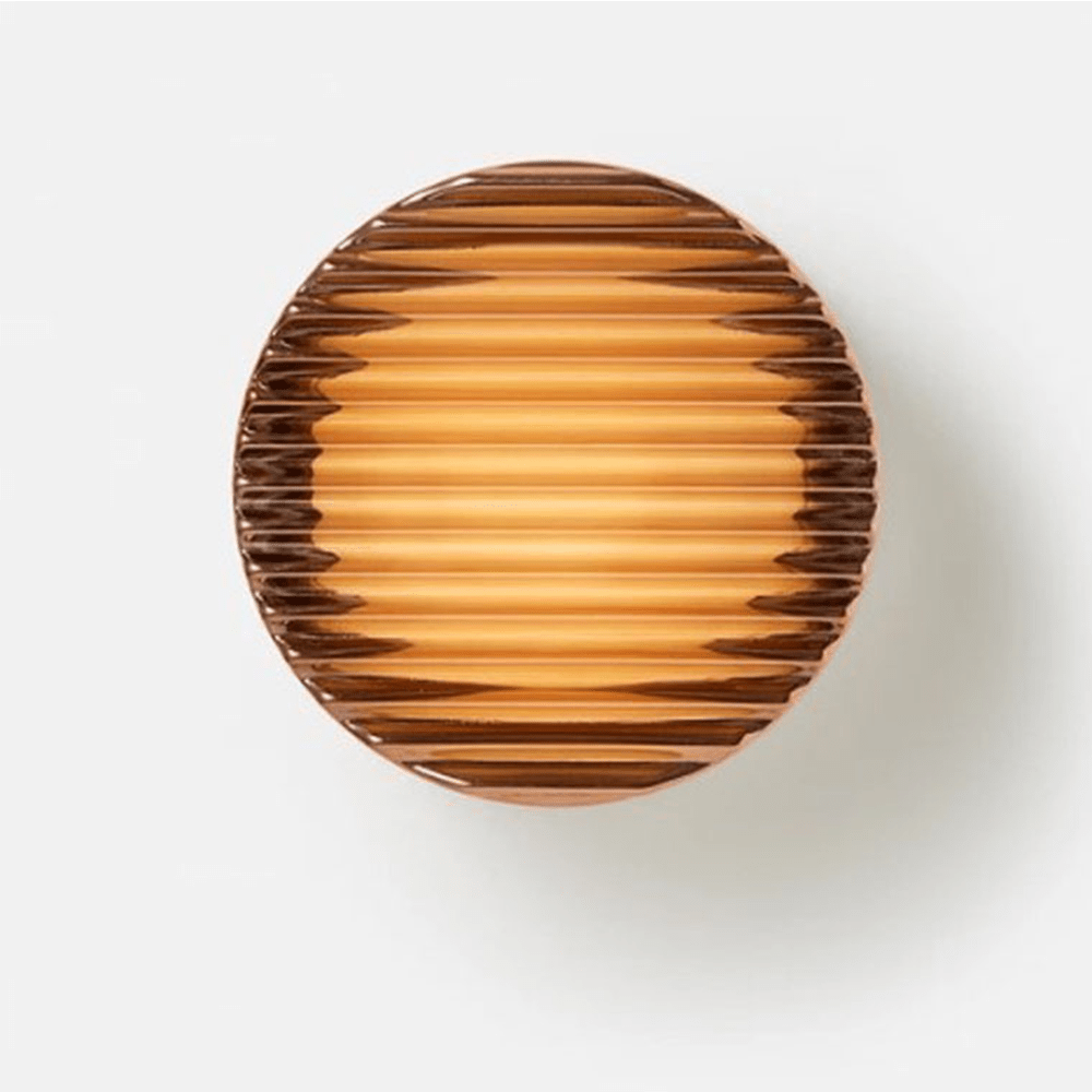Modern Round LED Wall Lamp Indoor & Outdoor | Up Down Ambient Light | Acrylic Aluminum | Waterproof Compact Wall Sconce