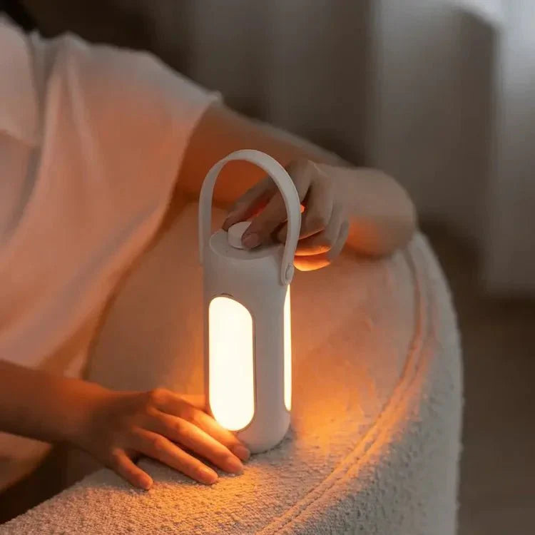 Portable Camping Lantern Foldable LED Light for Outdoor Use | 3 Color Stepless Dimming | 10000mAh Long Battery Life | Hanging Tent & Emergency Light