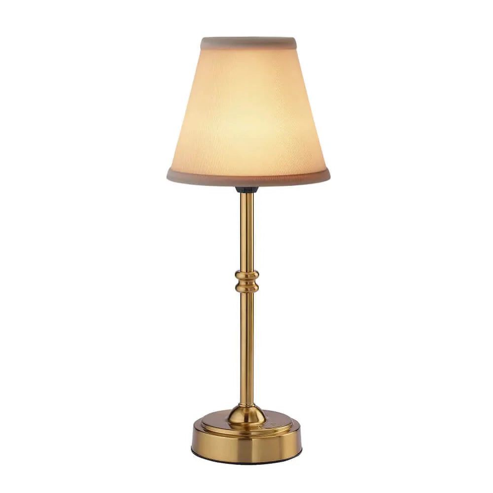 LED Retro Fabric Wireless Table Lamp