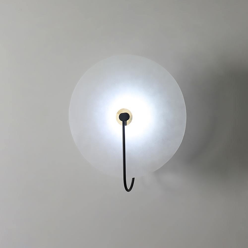 Alabaster LED Wall Lamp | Organic Stone-Inspired Sconce | Warm to Cool Adjustable Light | Bedroom Hallway Living Room