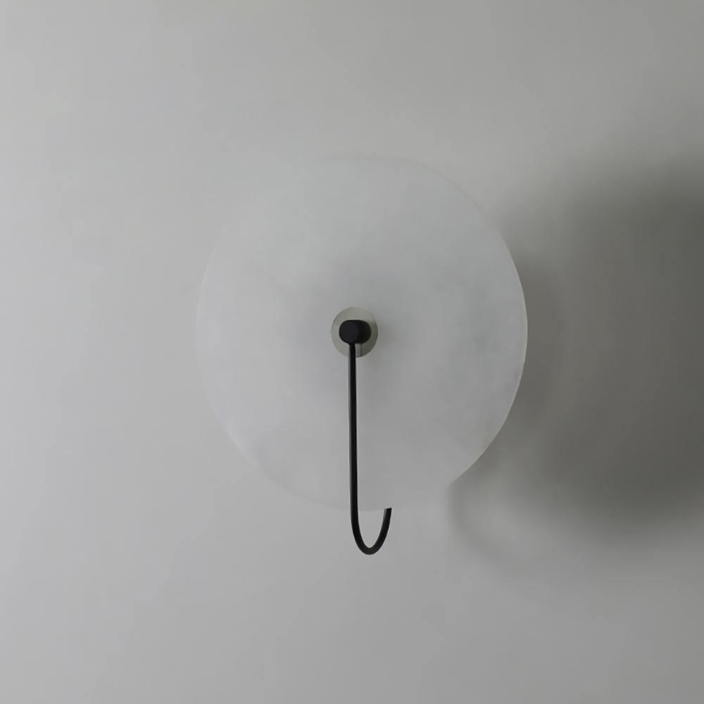 Alabaster LED Wall Lamp | Organic Stone-Inspired Sconce | Warm to Cool Adjustable Light | Bedroom Hallway Living Room