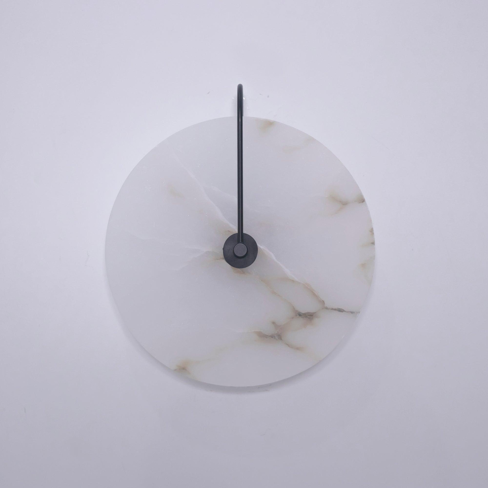 Alabaster LED Wall Lamp | Organic Stone-Inspired Sconce | Warm to Cool Adjustable Light | Bedroom Hallway Living Room