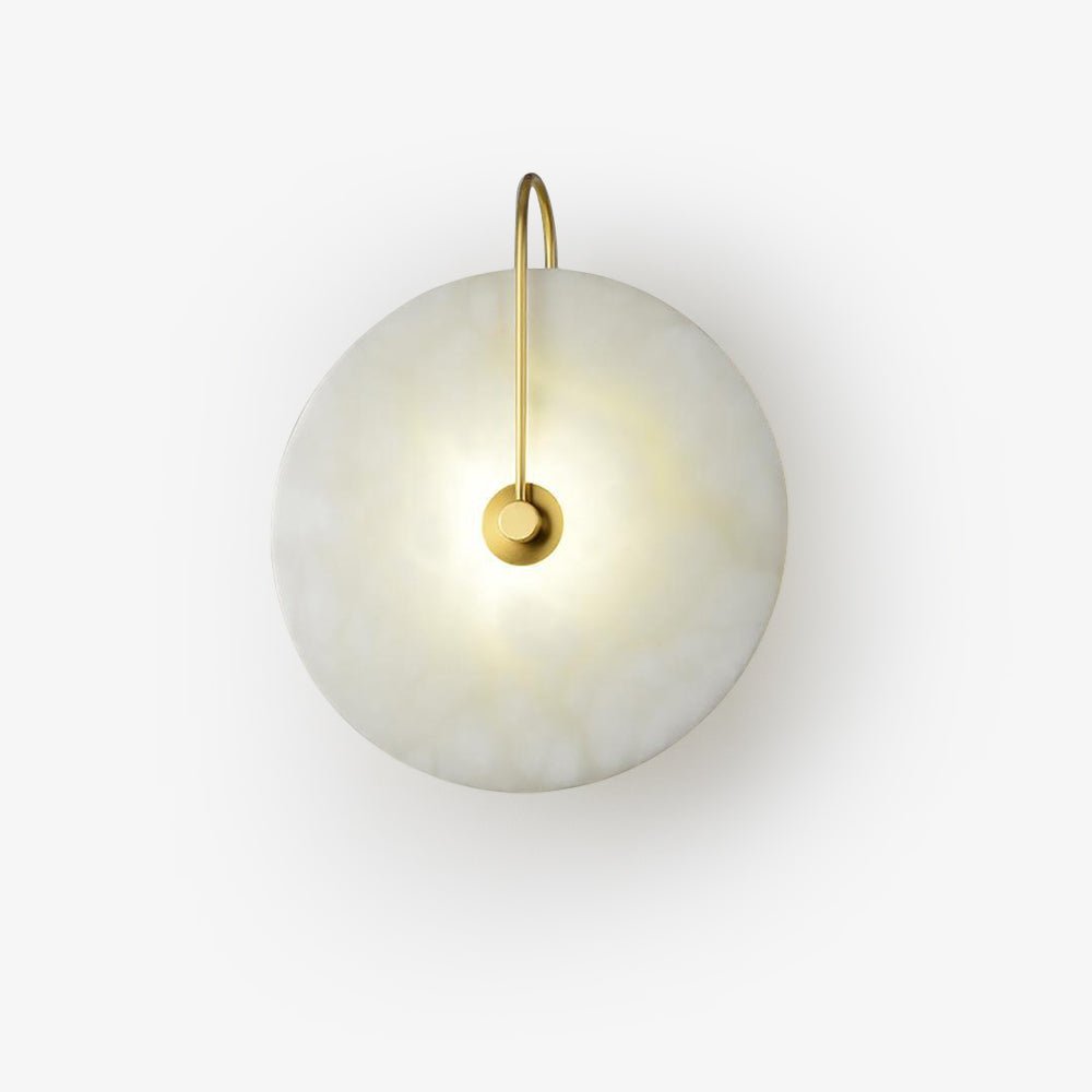 Alabaster LED Wall Lamp | Organic Stone-Inspired Sconce | Warm to Cool Adjustable Light | Bedroom Hallway Living Room