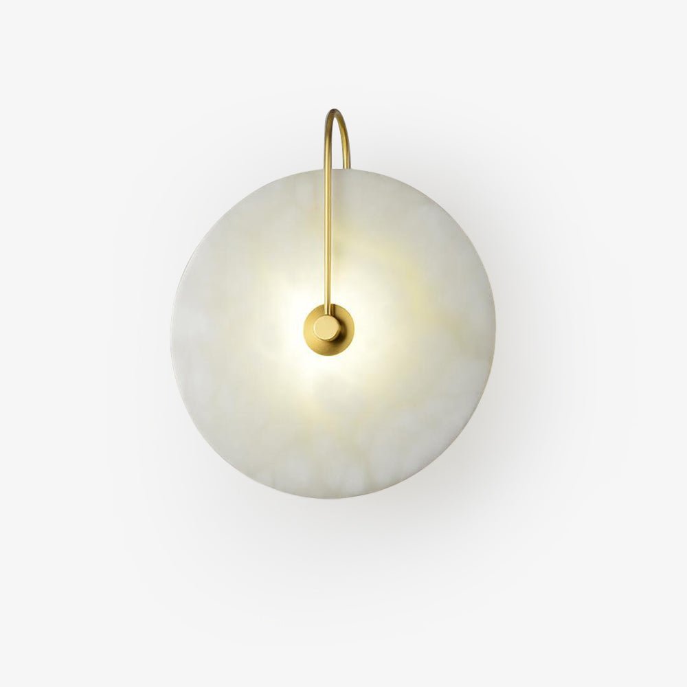 Alabaster LED Wall Lamp | Organic Stone-Inspired Sconce | Warm to Cool Adjustable Light | Bedroom Hallway Living Room