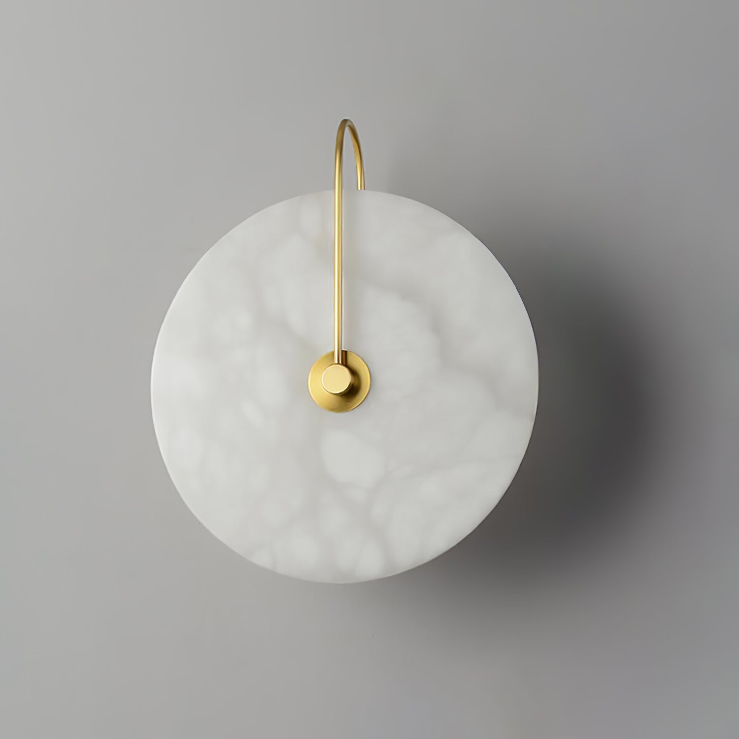 Alabaster LED Wall Lamp | Organic Stone-Inspired Sconce | Warm to Cool Adjustable Light | Bedroom Hallway Living Room