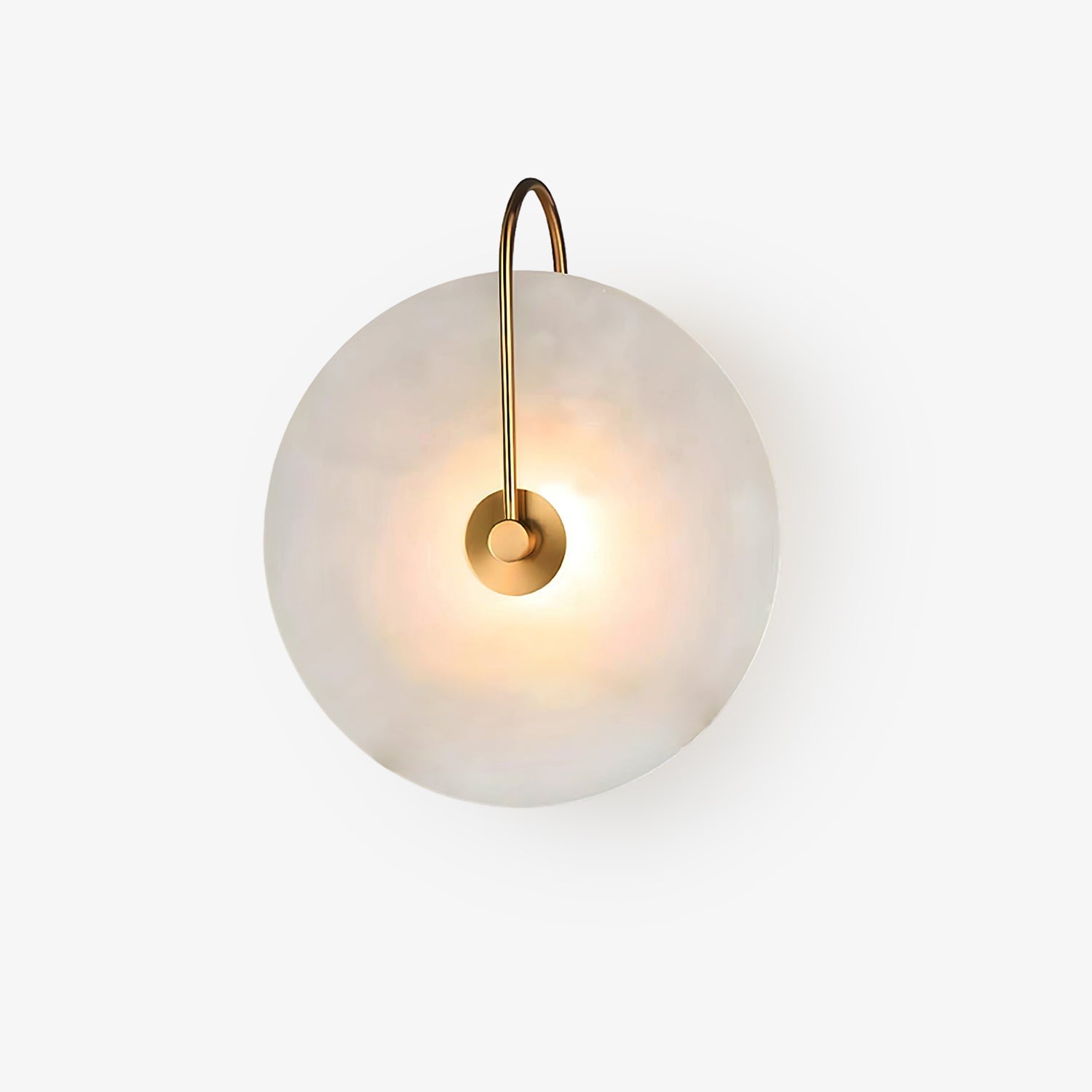 Alabaster LED Wall Lamp | Organic Stone-Inspired Sconce | Warm to Cool Adjustable Light | Bedroom Hallway Living Room