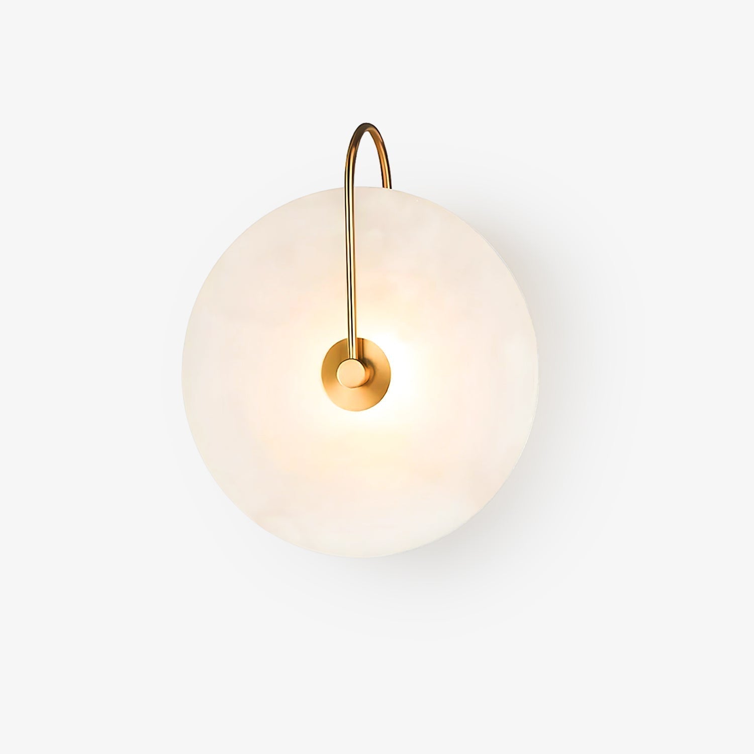 Alabaster LED Wall Lamp | Organic Stone-Inspired Sconce | Warm to Cool Adjustable Light | Bedroom Hallway Living Room