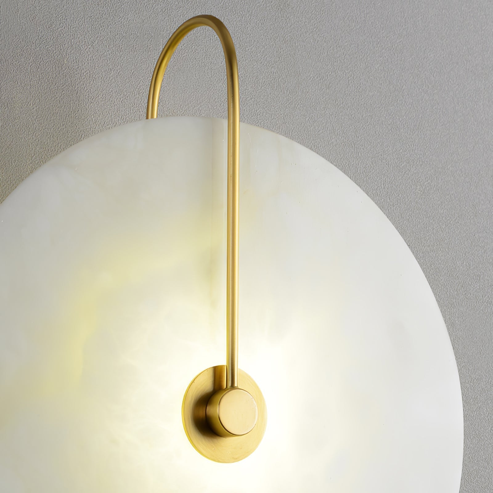 Alabaster LED Wall Lamp | Organic Stone-Inspired Sconce | Warm to Cool Adjustable Light | Bedroom Hallway Living Room