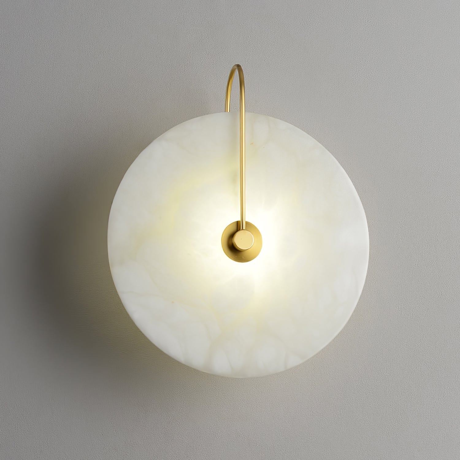 Alabaster LED Wall Lamp | Organic Stone-Inspired Sconce | Warm to Cool Adjustable Light | Bedroom Hallway Living Room