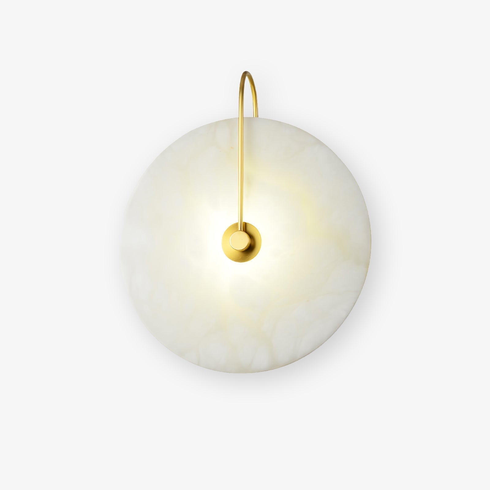 Alabaster LED Wall Lamp | Organic Stone-Inspired Sconce | Warm to Cool Adjustable Light | Bedroom Hallway Living Room